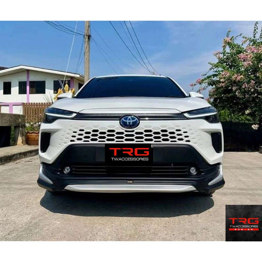 BKS Bodykit for Toyota Corolla Cross 2024-2025 (MATTE BLACK WITH SILVER BRONZE COLOR)