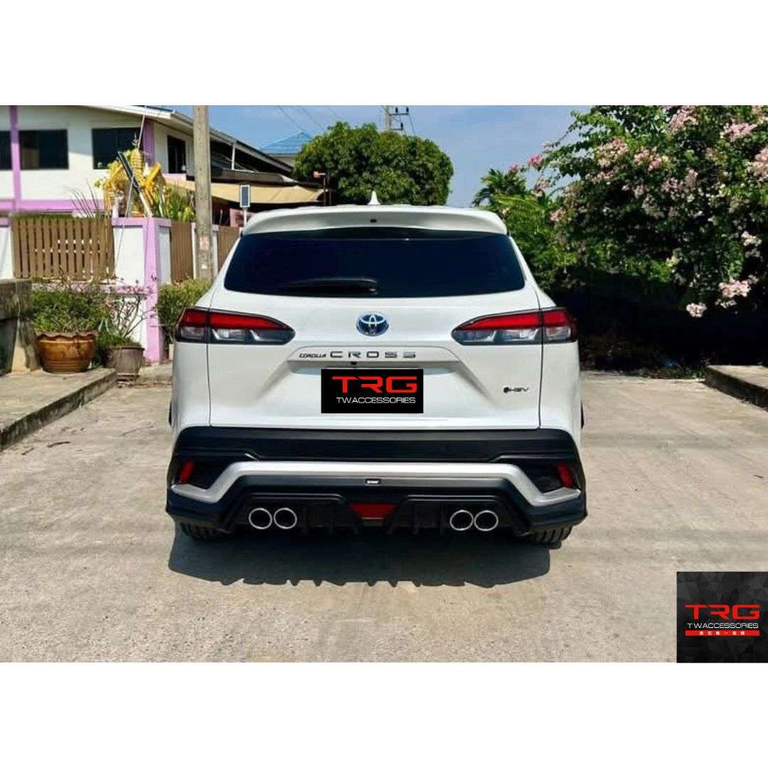 BKS Bodykit for Toyota Corolla Cross 2024-2025 (MATTE BLACK WITH SILVER BRONZE COLOR)